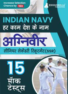 Indian Navy Agniveer SSR (Navy Sailor Entry) Exam Preparation Book  - 15 Full Length Mock Tests (1500 Solved Questions) with Free Access to Online Tests