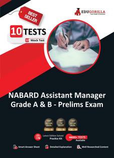 NABARD Assistant Manager (Grade A and B) Prelims Exam  - 2024 - 10 Full Length Mock Tests (2000 Solved Objective Questions) with Free Access to Online Tests