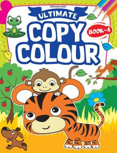 Ultimate Copy Colour Book 4  - Ages 2-6 – Fun Jumbo-Size Colouring Book with 80 Pages of Creative Pictures | Develops Hand-Eye Coordination, Fine Motor Skills & Colour Recognition