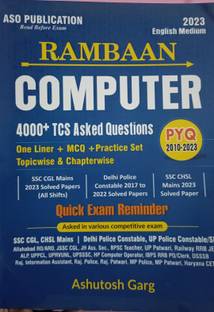 Rambaan Computer 4000+ TCS QUESTIONS (English Medium)
