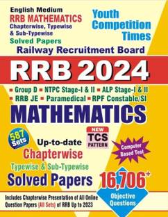 RRB Mathematics (English Medium) Chapterwise , Topicwise Solved Paper 2024