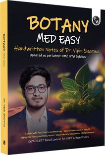 PW Botany Med Easy Notes by Dr. Vipin Sharma: NEET & Boards | Flowcharts & Mnemonics