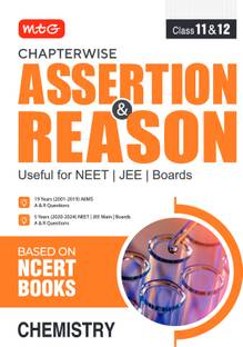 MTG Chapterwise Assertion & Reason Chemistry For NEET, JEE & Boards Exam (Class-11 & 12) - Available Previous 19 Years AIIMS & 5 Years NEET, JEE Main and Boards Exam A&R Questions (Based on NCERT Books)