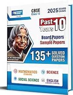 Shivdas CBSE Class 10 Previous 10 Years Solved Papers for 2025 Board Exams Maths Standard, Science, Social Science, English Language & Literature All Sets of Delhi and Outside Delhi Papers Yearwise (2015-2024) Fully Based on Latest Syllabus
