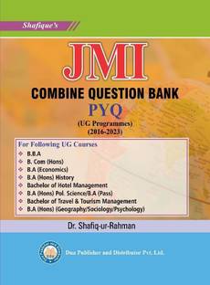 JMI UG PYQ (Combine Question Bank)