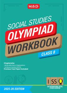 MTG International Social Studies Olympiad (ISSO) Workbook Class 8 - Chapterwise MCQs & Previous Year Paper - SOF ISSO Olympiad Books For 2025-2026 Exam