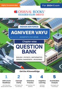 Indian Air Force - Agniveer Vayu, (Agnipath Scheme), Chapter-wise & Topic-wise, Science & Other Than Science Subjects 2024 English | Physics | Mathematics | Reasoning | General Awareness