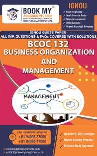 IGNOU BCOC 132 Business Organisation and Management | Guess Paper | Important Question Answer | BBA