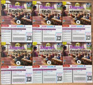 C.P. DIGEST GUIDE CLASS 6 Based on NCERT With Solutions ENGLISH(Poorvi),HINDI(Malhar)SANSKRIT(Deepakam bhag-1),SCIENCE(Curiosity),MATHEMATICS(Ganita Prakash),SOCIAL SCIENCE(Exploring society; India and beyond) 6 BOOK SET NEW EDITION [EMGLISH MEDIUM]