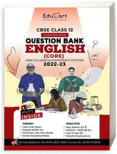Educart CBSE Class 12 ENGLISH CORE Question Bank 2022 (based on new Sample Paper Pattern of 16th Sep 2022)