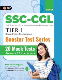 Ssc 2025 : Cgl Tier I - Booster Test Series - 20 Mock Tests (Questions
