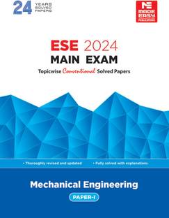 ESE 2024 Mains Examination Mechanical Engineering Conventional Paper I