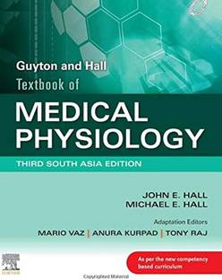 Guyton Hall Textbook of Medical Physiology Third South Asia Edition