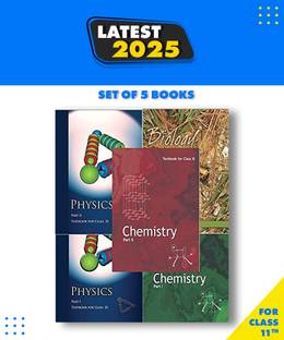 NCERT Science Books Syllabus (PCB) SET Physics Part 1 & 2 Chemistry and Biology Textbook CLASS 11 (ENGLISH MEDIUM) 2024 NEW EDITION SCHOOL BOARD EXAMINATION INDIA