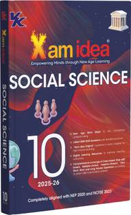 Xam idea Class 10 Social Science (2025-26) | Latest CBSE Syllabus | Mind Maps & Digital Learning Resources | Comprehensive Coverage