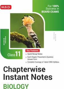 MTG CBSE Chapterwise Instant Notes Class 11 Biology - Quick Recap & Complete Coverage of Latest Syllabus 2025