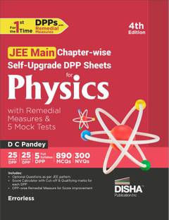 JEE मेन चेप्टर-वाइज़ सेल्फ अपग्रेड DPP शीट्स फिज़िक्स विथ रेमेडियल मेजर्स एंड 5 फुल मॉक टेस्ट्स 4th एडिशन | इम्प्रुव्स योर कांसेप्ट क्लैरिटी एंड प्रॉब्लम सॉल्विंग