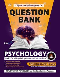 Objective Psychology 3000+ MCQs Question Bank Book - Power Within Psychology - Useful for CUET, UGC NET JRF, MPhil Clinical psychology, UPHESC, SET, GATE, UPSC (Optional)  - Edition 2 (2025)