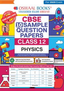 Oswaal CBSE Sample Question Papers Class 12 Physics (For 2025 Exam)