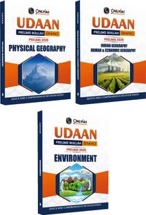 PW UDAAN (Prelims Wallah Static) Combo Set of 3 Books For 2025 Exams