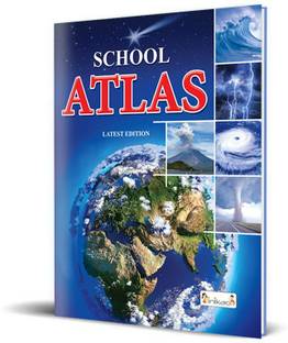School Atlas from Inikao - School Student World Atlas Map Book English Latest Edition from Inikao ( English , Paperback , International Publications , Inikao , Esha )  - School Student Atlas by InIkao: Comprehensive Map Book for Classes 5–10 | Aligned with CBSE, ICSE, Stateboard & NEP Standards