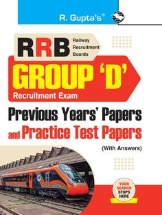 RRB: Group 'D' Recruitment Exam Previous Years' Papers & Practice Test Papers (Solved)