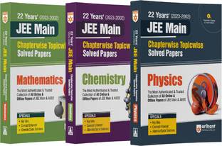 22 Years Chapter Wise Topic Wise Jee Main Solved Paper Physics, Chemistry & Maths 2023-2022 Second Edition