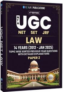 UGC NET Law  - Paper 2 2025 with Detailed Solutions (Unit Wise Sorted) (2012 to Jan 2025) | Bestselling PYQ Book for NTA-UGC NET/JRF and SET Law Exams in India | Two Brothers Publications