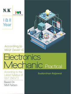 Neelkanth - Electronics Mechanic Practical (I & II Year) - English NSQF Level - 4 ITI Book