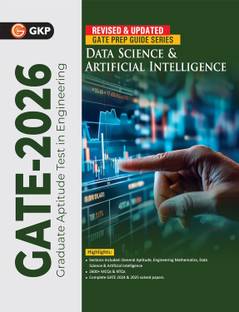 GKP GATE 2026 : Data Science & Artificial Intelligence - Guide| Solved Papers|General Aptitude & Engineering Mathematics