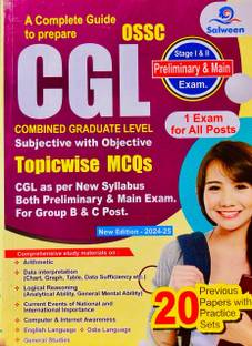 OSSC CGL COMBINED GRADUATE LEVEL Subjective with Objective Topicwise MCQS 20 Previous Years Solved And Practice Set 2024 Salween