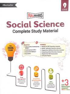 Full Marks Class 9 Social Science Guide Complete Study Material Based On NEP/CBSE Syllabus