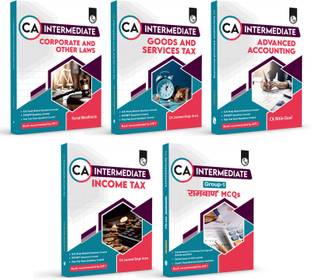 CA Intermediate Group 1 Combo Set of 5 Books 4th Edi For May & Sep 2025 Exams