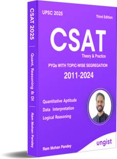 UPSC CSAT Book Theory & practice with Topic-wise segregation