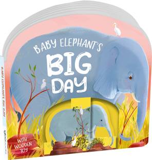Baby Elephant's Big Day | Books with toy | Board books for kids