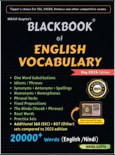 Blackbook of English Vocabulary (May 2024 Edition) By Nikhil Gupta