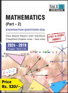 Std X Score Booster - Maths 2 Exam Questions (EQ) for Maharashtra SSC Board Students