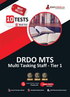 DRDO MTS Tier-1 Exam  - 2024 (Multi Tasking Staff - CBT 1) - 10 Full Length Mock Tests (1600 Solved Objective Questions) with Free Access to Online Tests