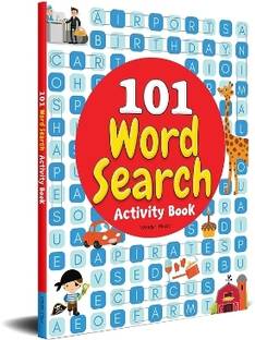 101 Word Search Activity Book: Large Grid Word Search Puzzles for Kids With Attractive Illustrations  - By Miss & Chief