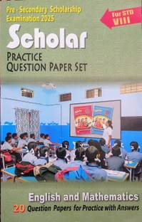 Phadke - Pre – Secondary Scholarship Examination 2025 Scholar - Practice Question Paper Set (English and Mathematics) For Std. 8th