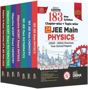 Disha Combo (7 Books) Victory NTA JEE Main 2026 New Syllabus Study Notes, Chapter-wise PYQs & Test Series 3rd Edn | Physics, Chemistry & Mathematics Study Package, PYQs & Mock Tests | 100% Solutions