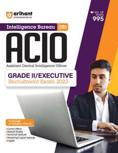 Arihant (IB) Intelligence Bureau ACIO (Assistant Central Intelligence Officer) Grade 2 / Executive Tier 1 Guide 2023