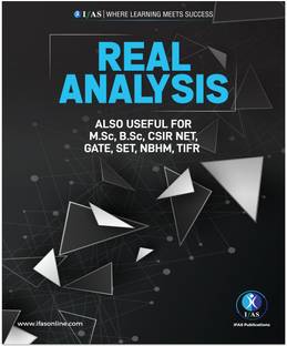 Real Analysis Mathematics Book  - For CSIR UGC NET, GATE, SET, NBHM & TIFR Entrance Exam