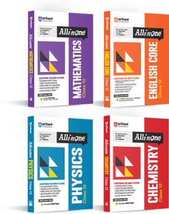 Arihant All In One Combo Class 12th Physics, Chemistry, Mathematics, English Core Based On Latest NCERT for CBSE Exam 2025-26 (Set of 4 Books)