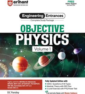 Arihant JEE Main Objective Physics for Volume 1 | Complete Study Package & Advanced, BITSAT, CET, VIT, NEET & Other Engineering Entrances 2025-2026 | 2500+ Questions, PYQs & 2-Level Exercises