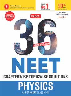 MTG 36 Years NEET Previous Year Solved Question Papers with NEET PYQ Chapterwise Topicwise Solutions - Physics For NEET Exam 2024 | Get Free access of Smart Book