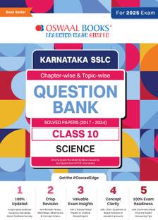 Oswaal Karnataka Sslc Question Bank Class 10 Science Book Chapterwise and Topicwise (for 2025 Exam)