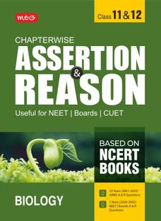 MTG Chapterwise Assertion & Reason For NEET, CUET & Boards Exam Biology (Class-11 & 12) - Available Previous 19 Years AIIMS & 3 Years NEET and Boards Exam Questions (Based on NCERT Books)