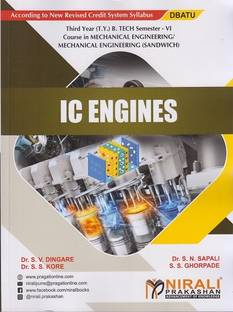 IC Engines (Third Year (TY) B.Tech in Mechanical Engineering and Mechanical Engineering Sandwich - Semester 6 - DBATU)