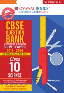 CBSE Question Bank SOLVED PAPERS Class 10 Science For 2026 Exam